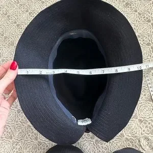 Lola Hats | Accessories | Lola Hats Black Felt Fedora With  display picture 2